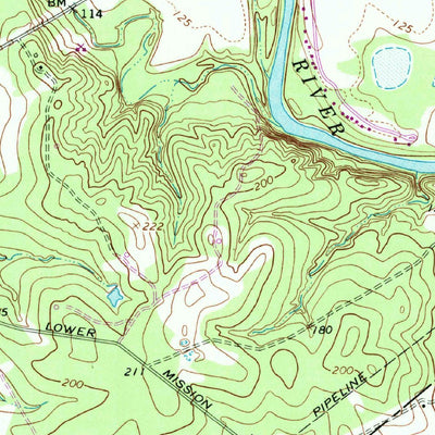 United States Geological Survey Mission Valley, TX (1963, 24000-Scale) digital map