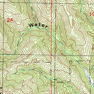 United States Geological Survey Mississippi Creek, CA (1996, 24000-Scale) digital map