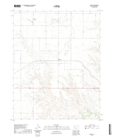 United States Geological Survey Missler, KS (2022, 24000-Scale) digital map