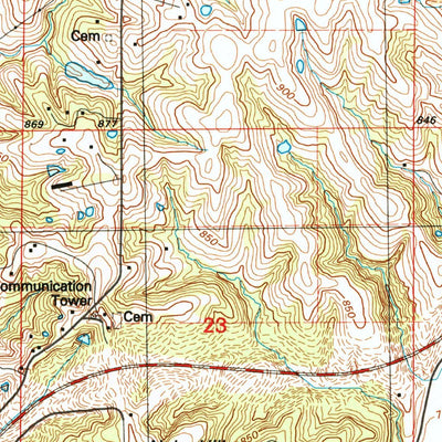 United States Geological Survey Missouri City, MO (1990, 24000-Scale) digital map