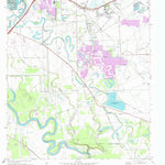 United States Geological Survey Missouri City, TX (1970, 24000-Scale) digital map