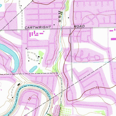 United States Geological Survey Missouri City, TX (1970, 24000-Scale) digital map