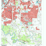 United States Geological Survey Missouri City, TX (1995, 24000-Scale) digital map