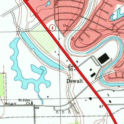 United States Geological Survey Missouri City, TX (1995, 24000-Scale) digital map
