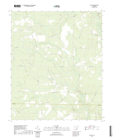 United States Geological Survey Mist NW, AR (2020, 24000-Scale) digital map