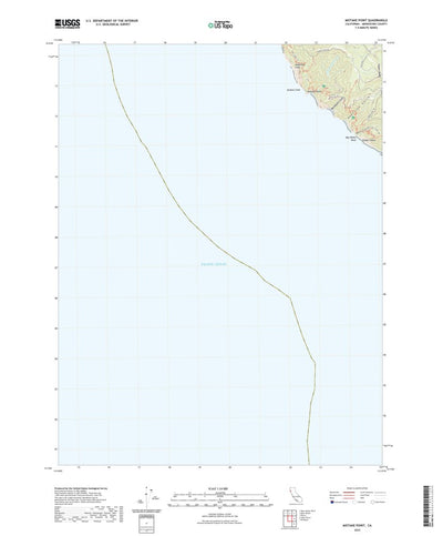 United States Geological Survey Mistake Point, CA (2022, 24000-Scale) digital map