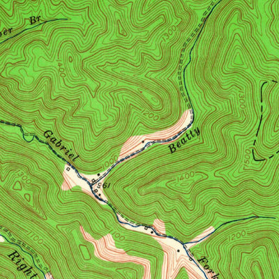 United States Geological Survey Mistletoe, KY (1953, 24000-Scale) digital map