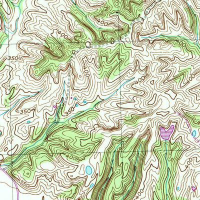 United States Geological Survey Miston, TN (1952, 24000-Scale) digital map