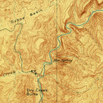 United States Geological Survey Mitchell Butte, OR-ID (1906, 125000-Scale) digital map
