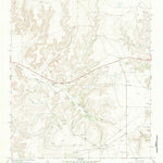 United States Geological Survey Mitchell Canyon NE, TX (1967, 24000-Scale) digital map