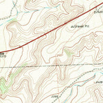 United States Geological Survey Mitchell Canyon NE, TX (1967, 24000-Scale) digital map