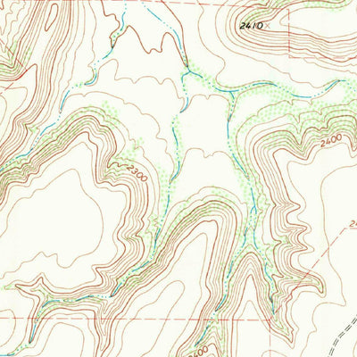 United States Geological Survey Mitchell Canyon, TX (1967, 24000-Scale) digital map