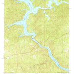 United States Geological Survey Mitchell Dam, AL (1971, 24000-Scale) digital map