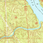 United States Geological Survey Mitchell Dam, AL (1971, 24000-Scale) digital map