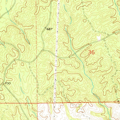 United States Geological Survey Mitchell Dam NW, AL (1971, 24000-Scale) digital map