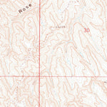 United States Geological Survey Mitchell Draw, WY (1972, 24000-Scale) digital map