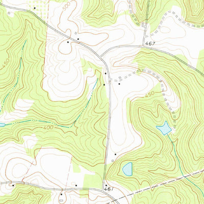 United States Geological Survey Mitchell, GA (1972, 24000-Scale) digital map