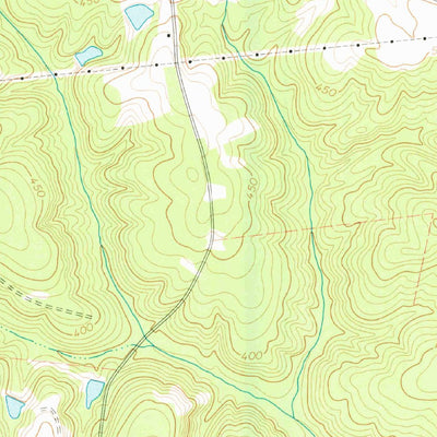 United States Geological Survey Mitchell, GA (1972, 24000-Scale) digital map