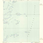 United States Geological Survey Mitchell Island, LA (1954, 31680-Scale) digital map