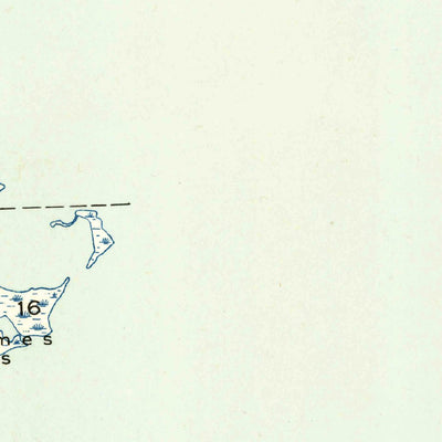 United States Geological Survey Mitchell Island, LA (1954, 31680-Scale) digital map