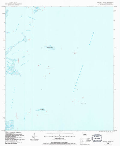 United States Geological Survey Mitchell Island, LA (1994, 24000-Scale) digital map