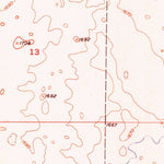 United States Geological Survey Mitchell Lake, SD (1950, 24000-Scale) digital map