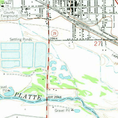 United States Geological Survey Mitchell, NE (1963, 24000-Scale) digital map