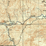 United States Geological Survey Mitchell, OR (1926, 125000-Scale) digital map