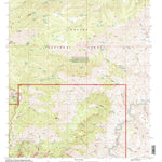 United States Geological Survey Mitchell Peak, AZ (1997, 24000-Scale) digital map
