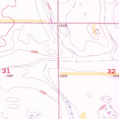 United States Geological Survey Mitchell, SD (1957, 24000-Scale) digital map