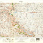 United States Geological Survey Mitchell, SD (1959, 250000-Scale) digital map