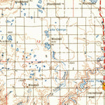 United States Geological Survey Mitchell, SD (1959, 250000-Scale) digital map