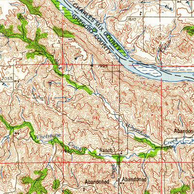 United States Geological Survey Mitchell, SD (1959, 250000-Scale) digital map
