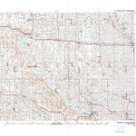 United States Geological Survey Mitchell, SD (1990, 250000-Scale) digital map