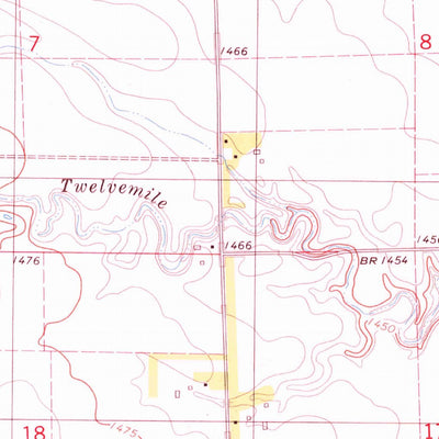 United States Geological Survey Mitchell SW, SD (1980, 24000-Scale) digital map