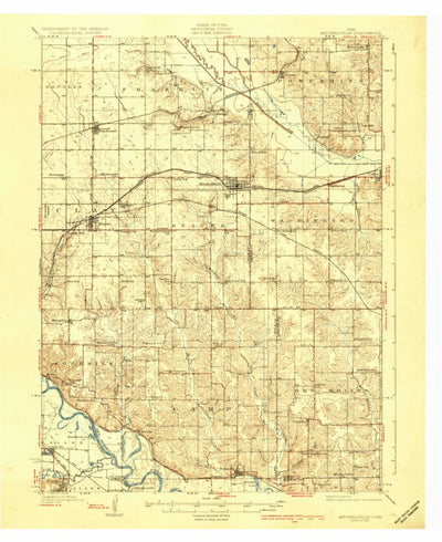 United States Geological Survey Mitchellville, IA (1930, 62500-Scale) digital map