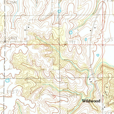 United States Geological Survey Mitchellville, MO (1984, 24000-Scale) digital map
