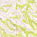 United States Geological Survey Mitten Butte, WY (1972, 24000-Scale) digital map