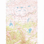 United States Geological Survey Mitten Lake, MT (1968, 24000-Scale) digital map