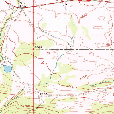 United States Geological Survey Mitten Lake, MT (1968, 24000-Scale) digital map