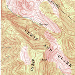 United States Geological Survey Mitten Lake, MT (1968, 24000-Scale) digital map
