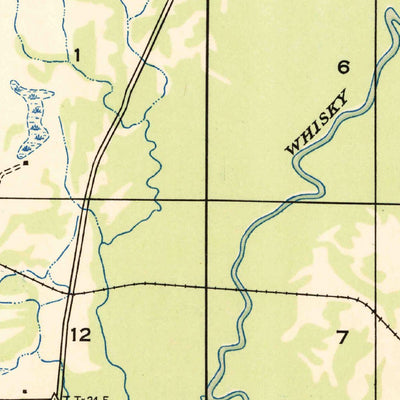 United States Geological Survey Mittie, LA (1935, 31680-Scale) digital map