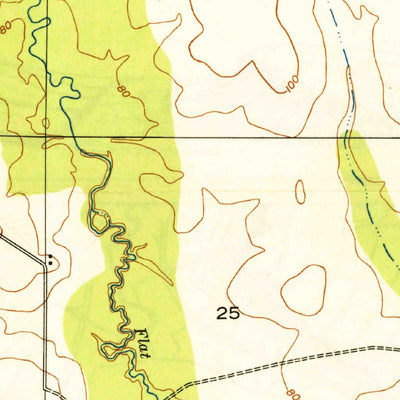 United States Geological Survey Mittie, LA (1948, 24000-Scale) digital map