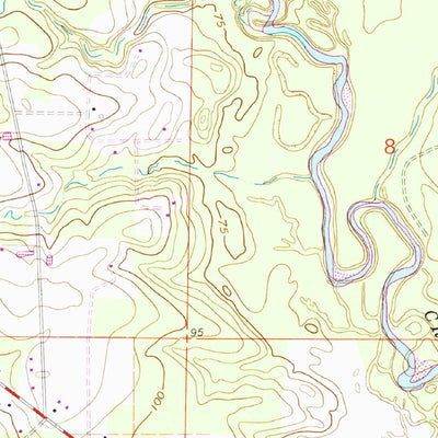 United States Geological Survey Mittie, LA (1961, 24000-Scale) digital map