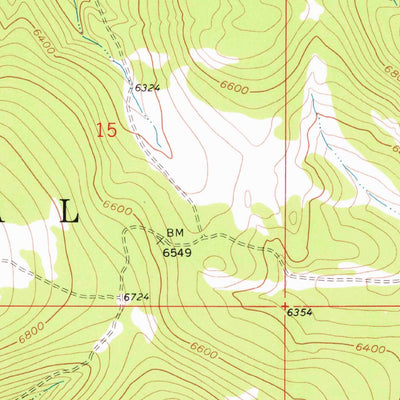 United States Geological Survey Mixes Baldy, MT (1961, 24000-Scale) digital map
