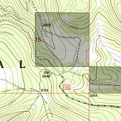 United States Geological Survey Mixes Baldy, MT (1995, 24000-Scale) digital map