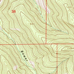 United States Geological Survey Mixes Baldy, MT (1995, 24000-Scale) digital map