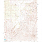 United States Geological Survey Mixie Flat, NV-CA (1980, 24000-Scale) digital map