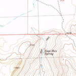 United States Geological Survey Mixie Flat, NV-CA (1980, 24000-Scale) digital map