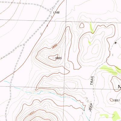 United States Geological Survey Mizpah Point, NV (1982, 24000-Scale) digital map
